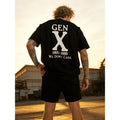 Trendy Summer Outdoor Sports T-Shirts for Generation X, Featuring Casual Large Sizes, Stylish Prints for Men, Relaxed Fit, Versatile Round Neck Design, And Breathable Comfort