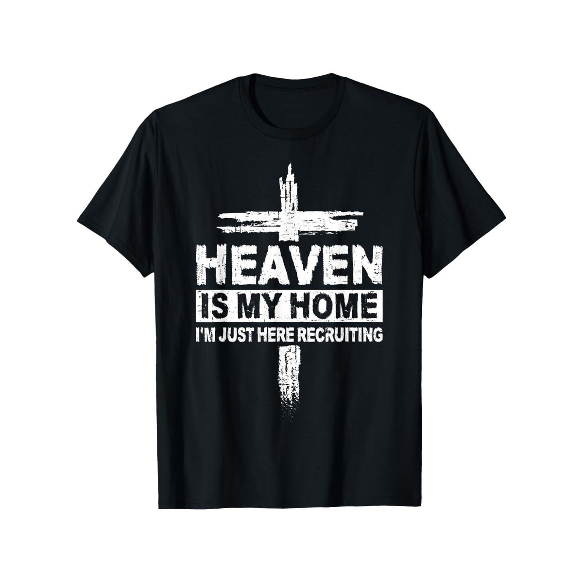 Cross Heaven Is My Home Christian Religious Faith God  T-Shirt