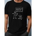 Men's Funny "Come On, Am Iding You?" T-Shirt - Retro Lettering Tee Suitable for Parties, Outings & Casual Wear