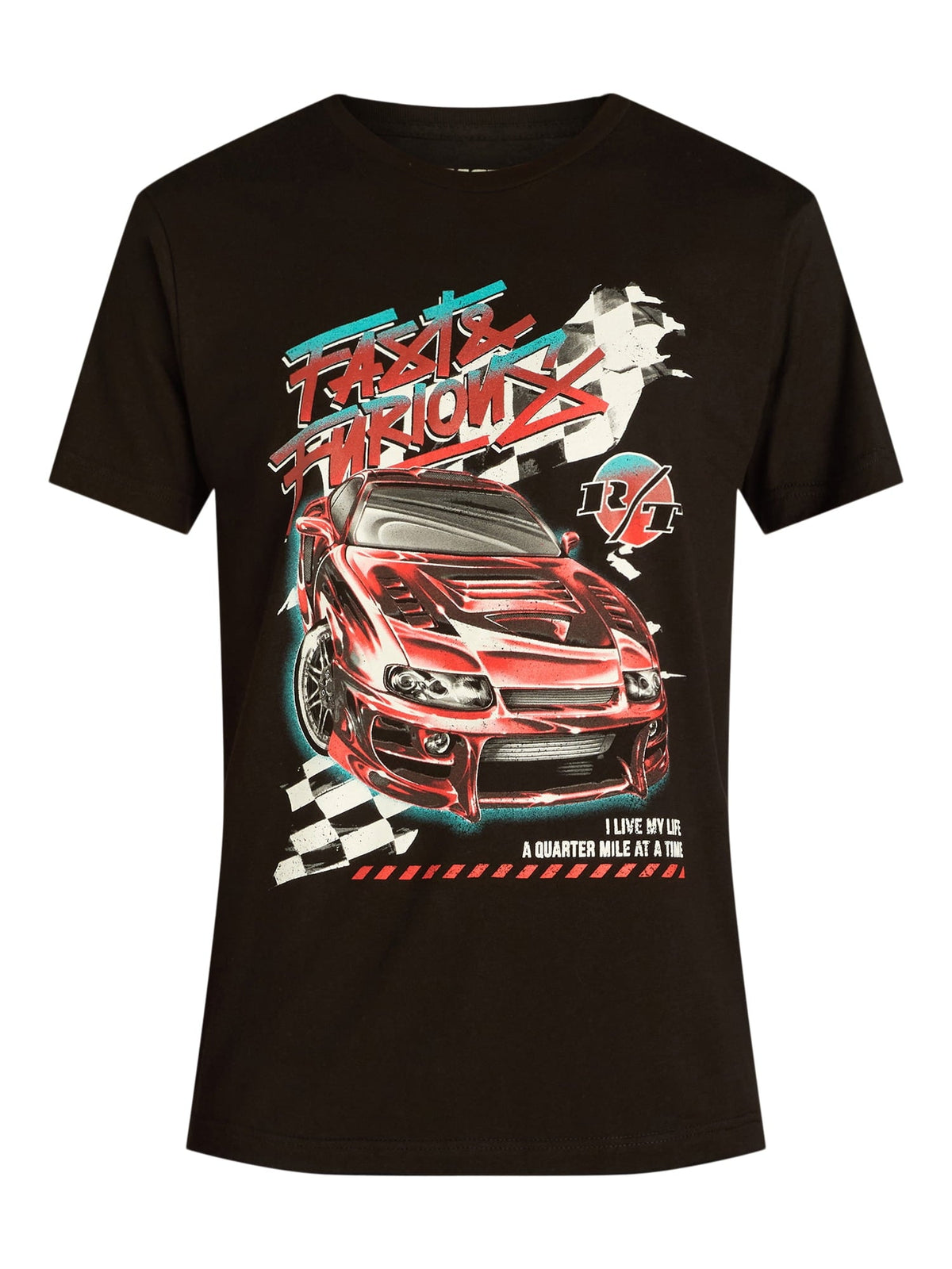 Men's printed T-shirt featuring a racing graphic,a casual, short-sleeved, crew-neck style,Sizes S-3XL